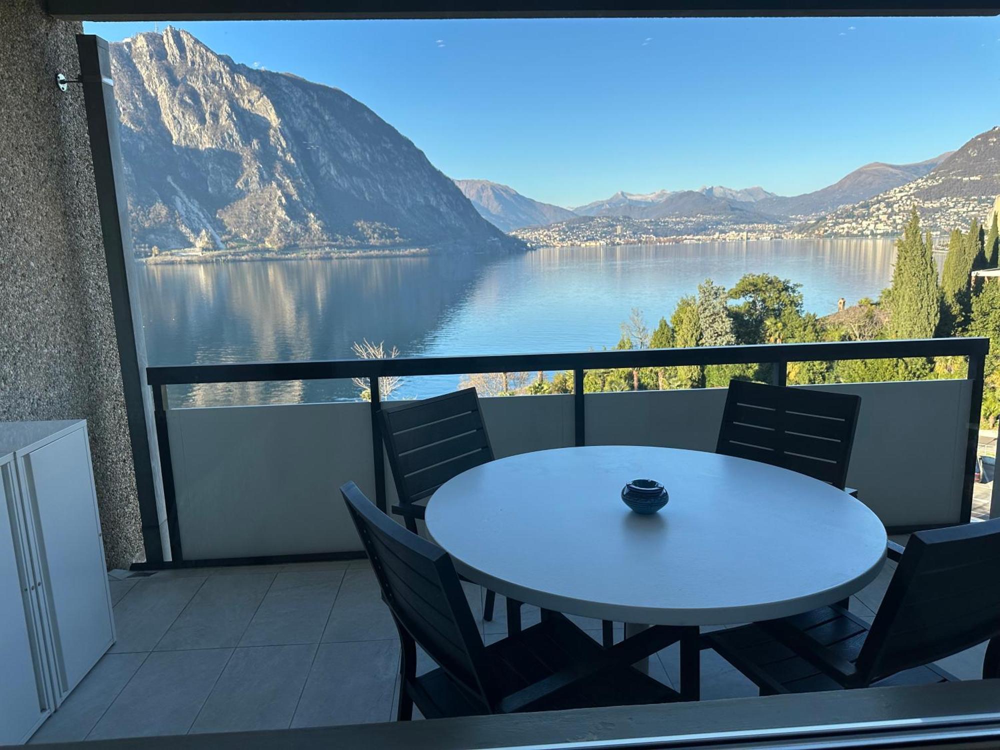 The View Of Lugano Bissone